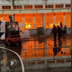 Пожар в Троян